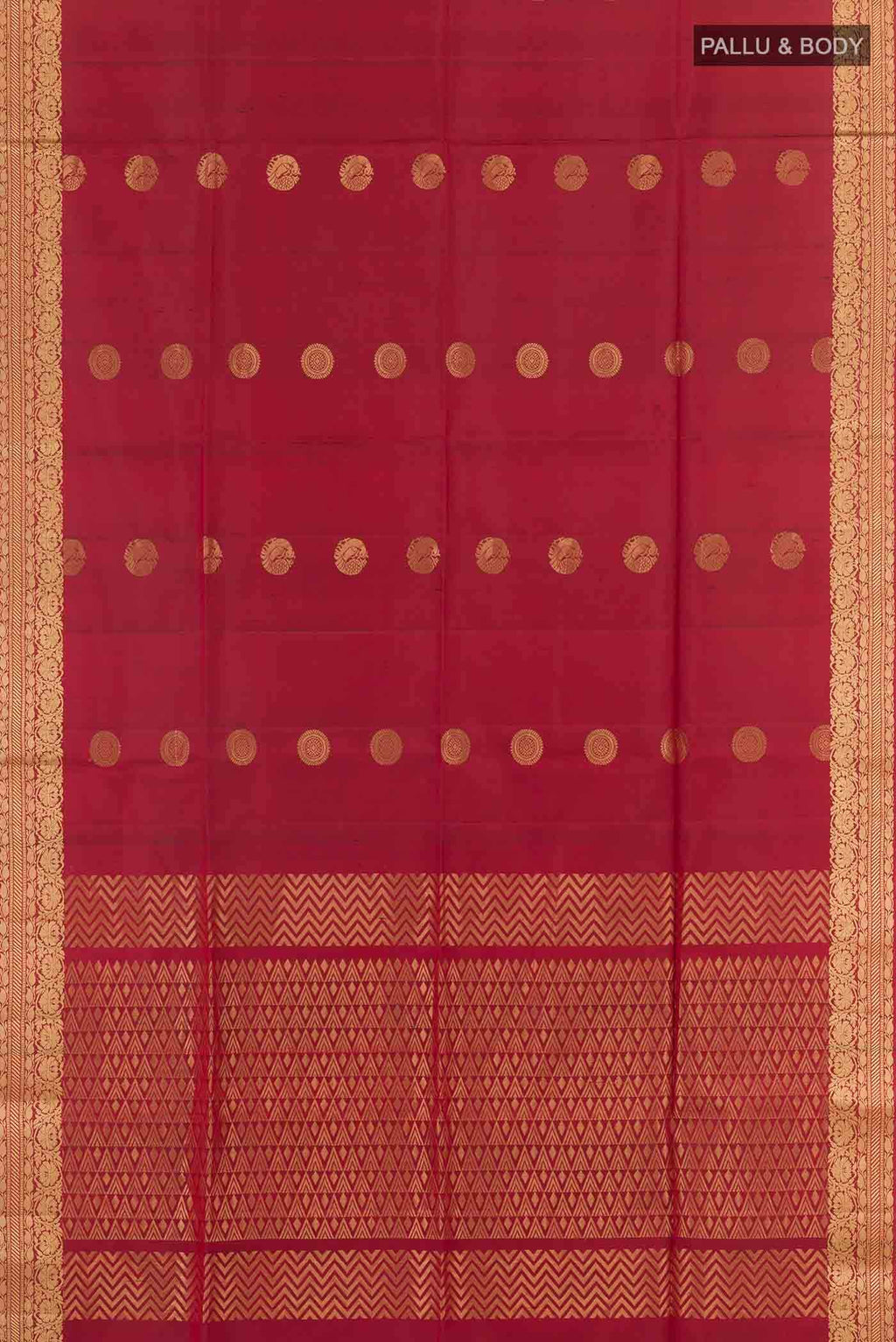 Maroon Soft Silk Saree