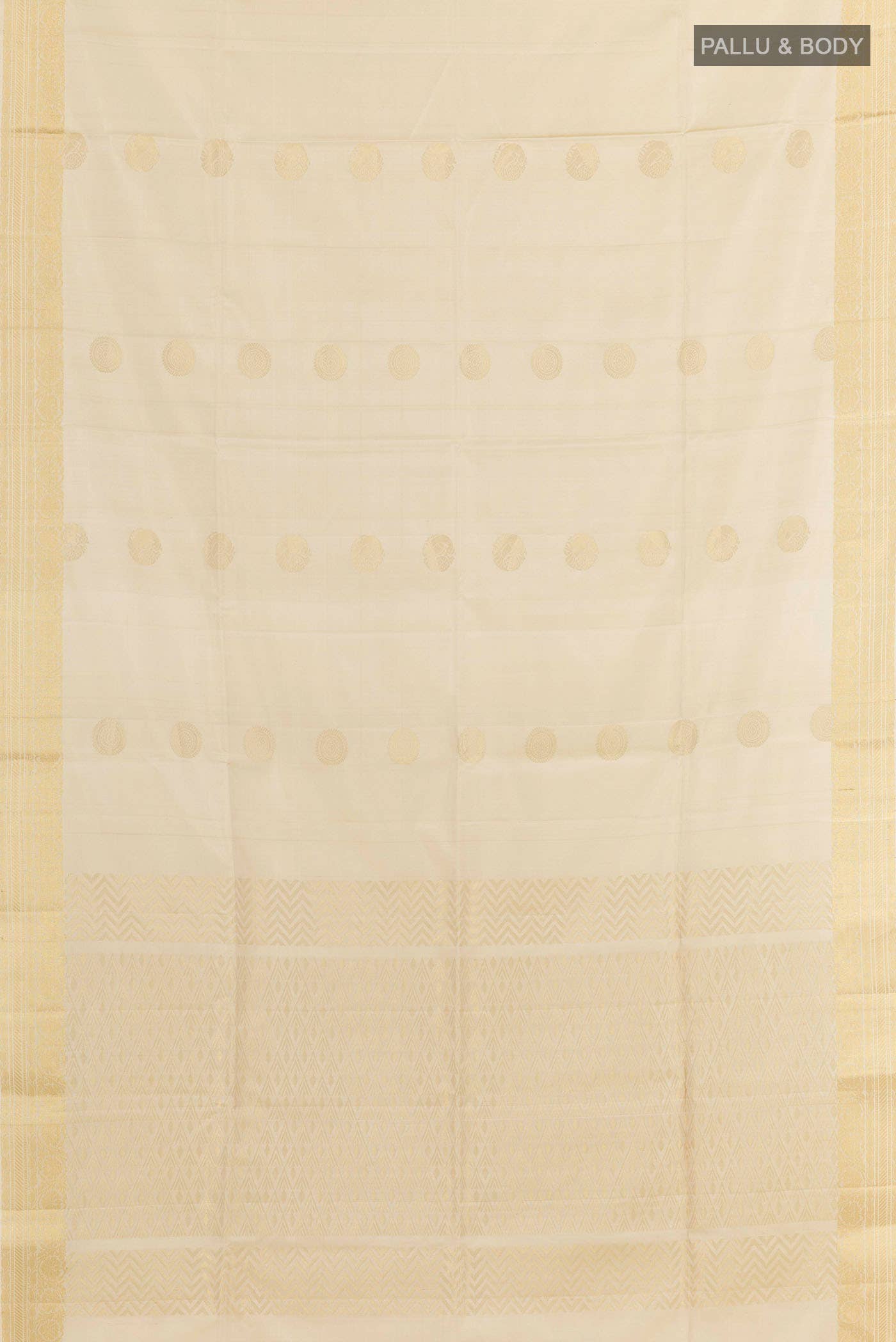 Cream Soft Silk Saree