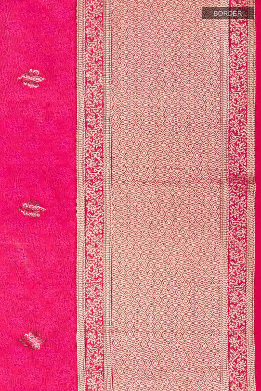 Pink Dual Tone Kanchipuram Silk Saree