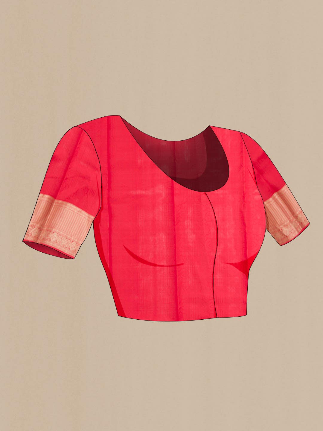 Red Kanchipuram Silk Saree
