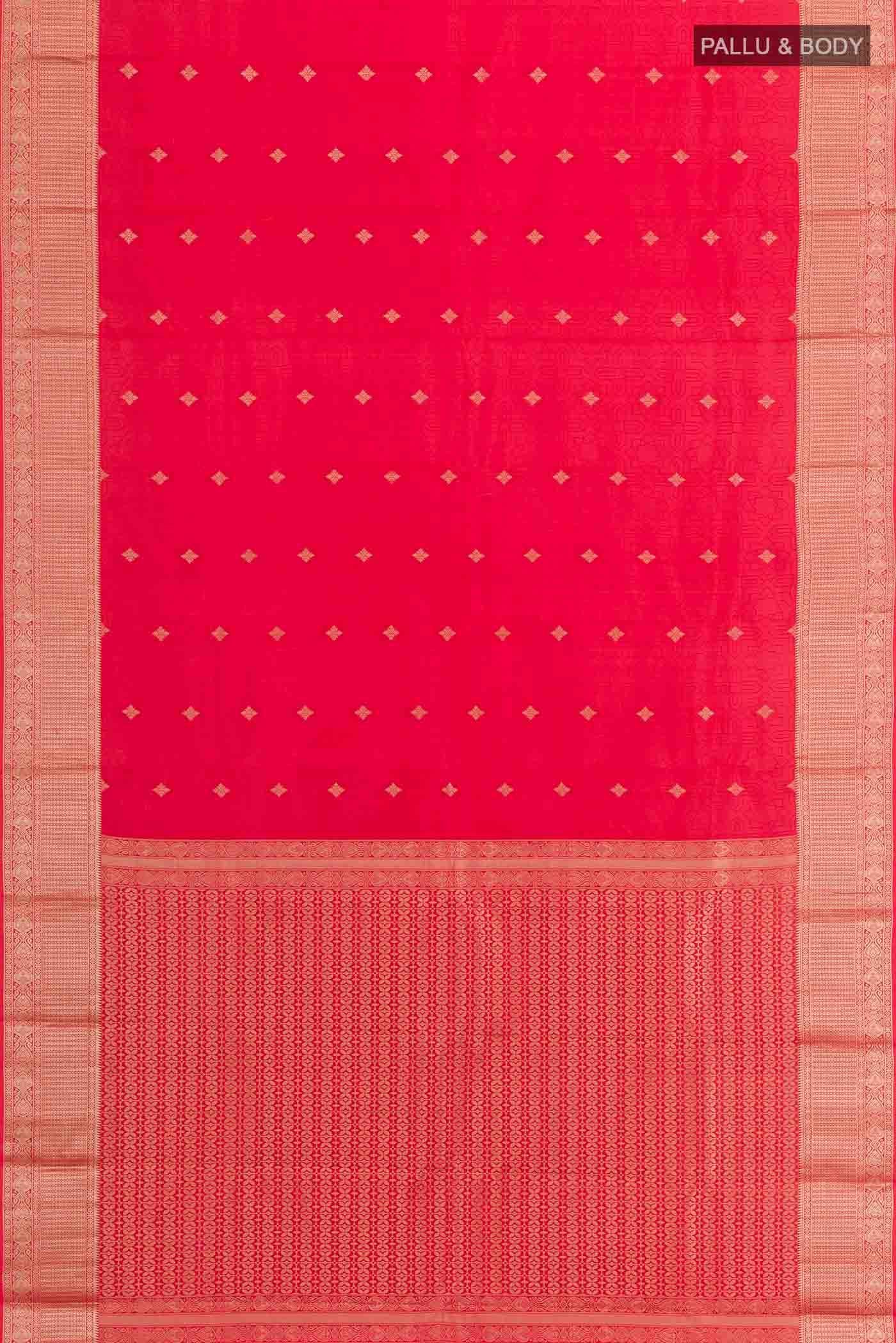 Red Kanchipuram Silk Saree