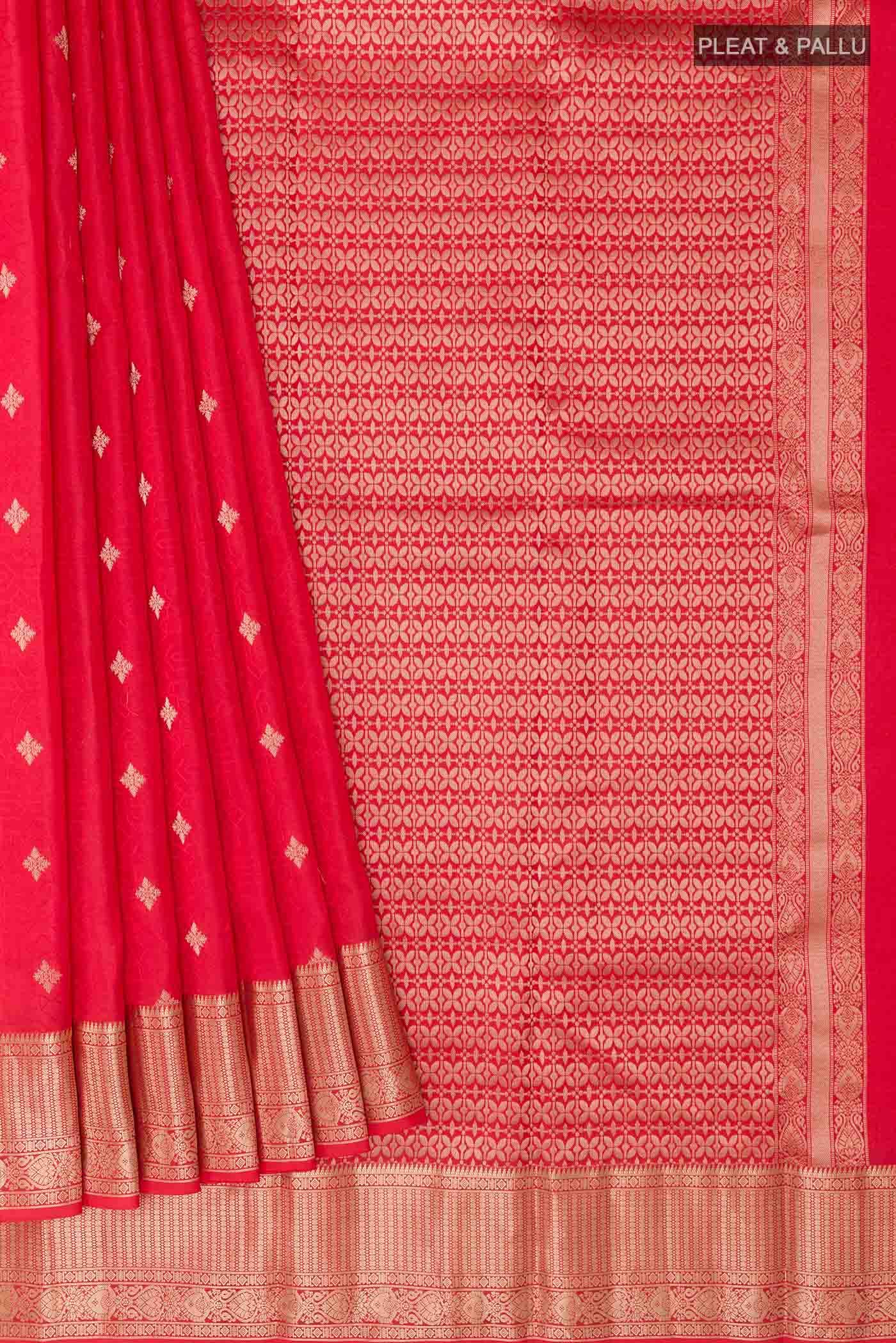 Red Kanchipuram Silk Saree