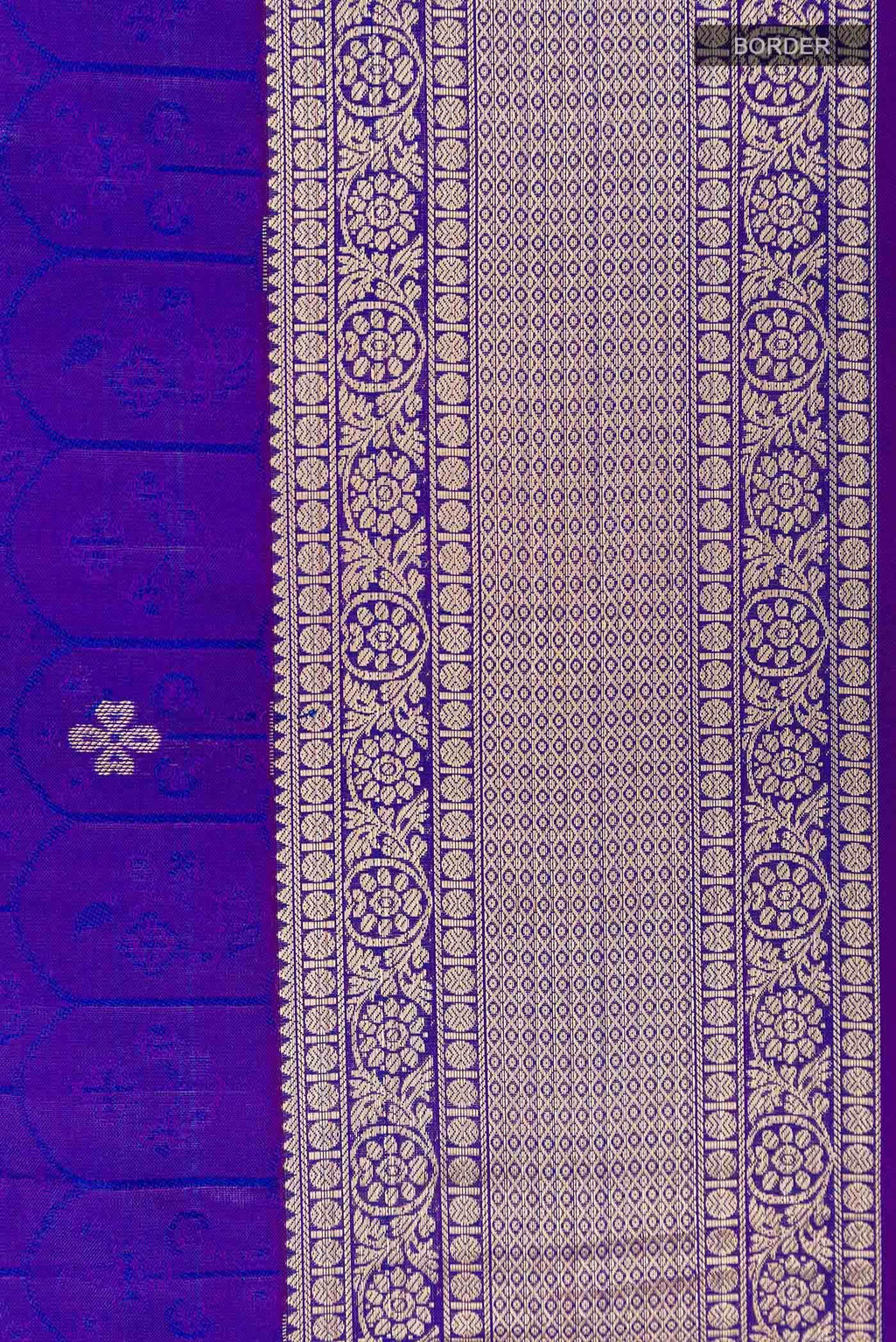 Blue Kanchipuram Silk Saree