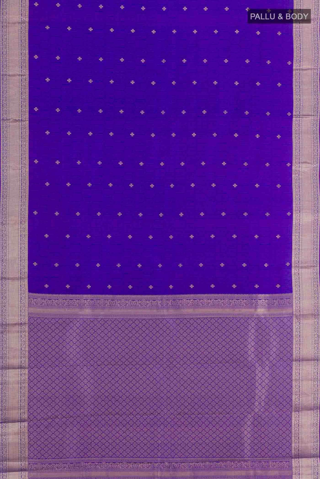 Blue Kanchipuram Silk Saree