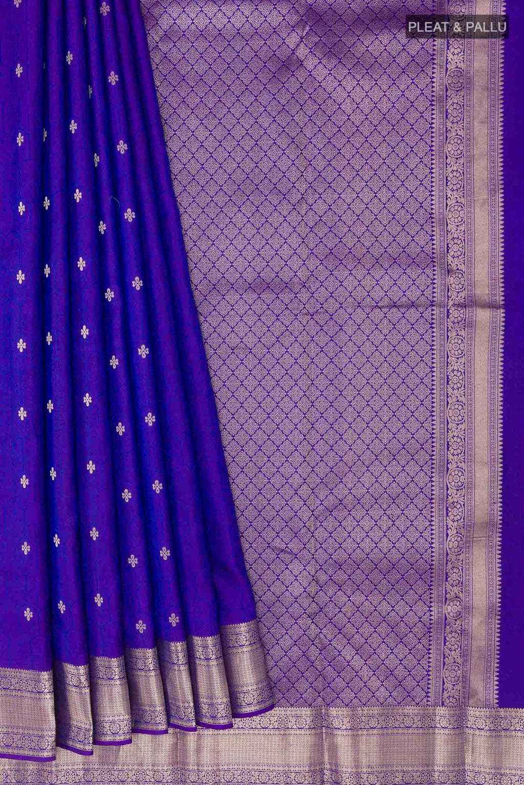 Blue Kanchipuram Silk Saree