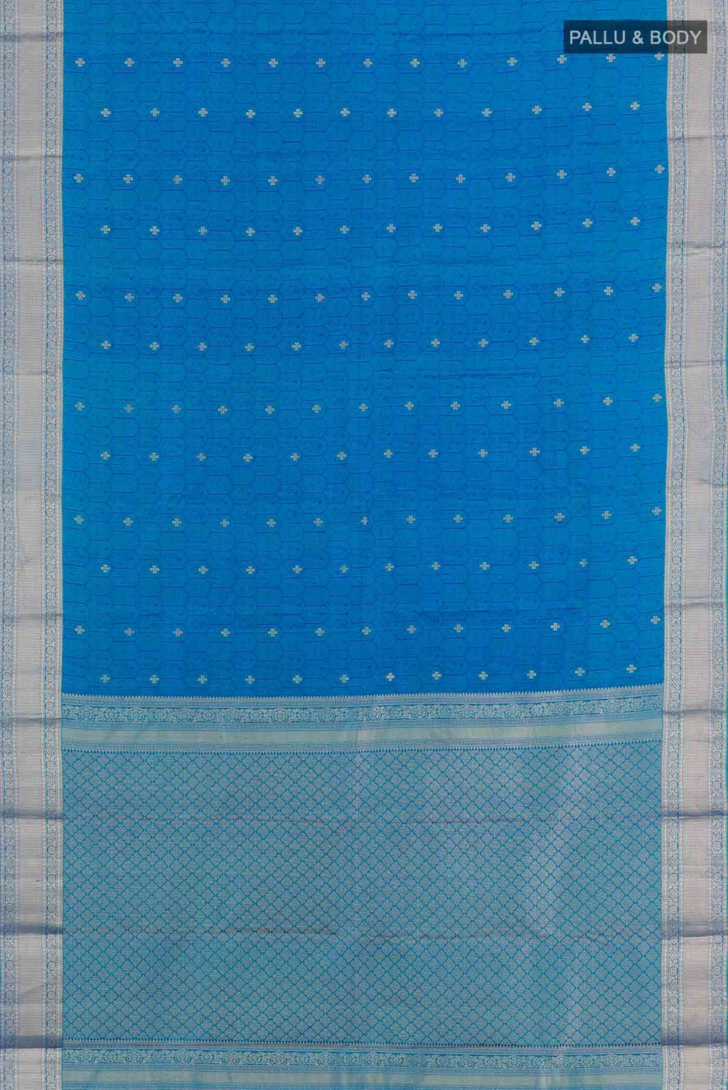 Blue Kanchipuram Silk Saree