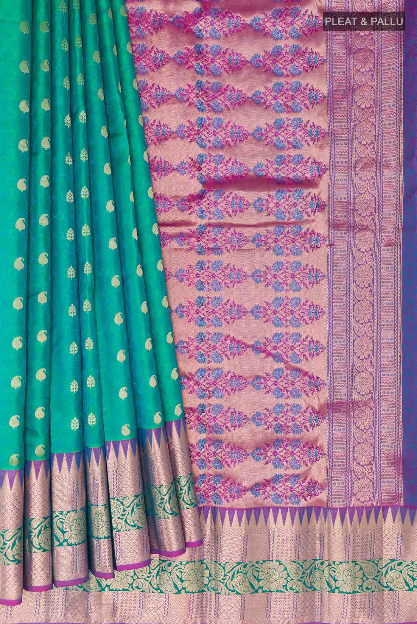 Green Kanchipuram Silk Saree