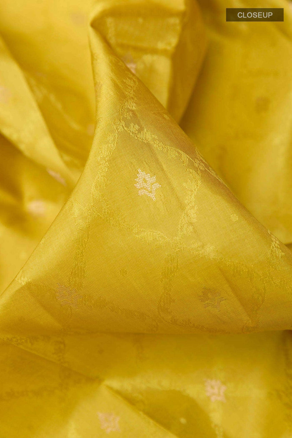 Yellow Dual Tone Kanchipuram Silk Saree
