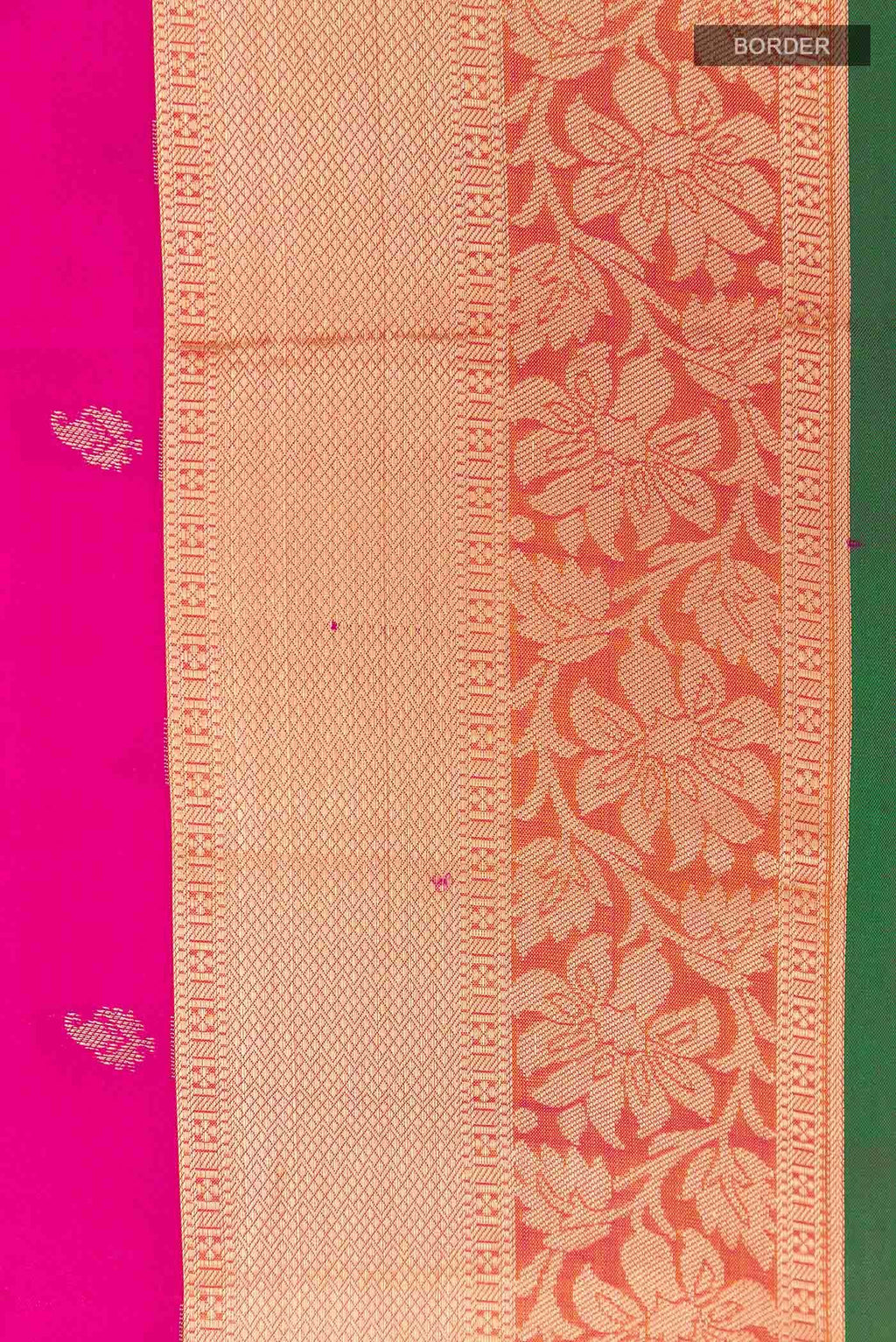 Pink Kanchipuram Silk Saree