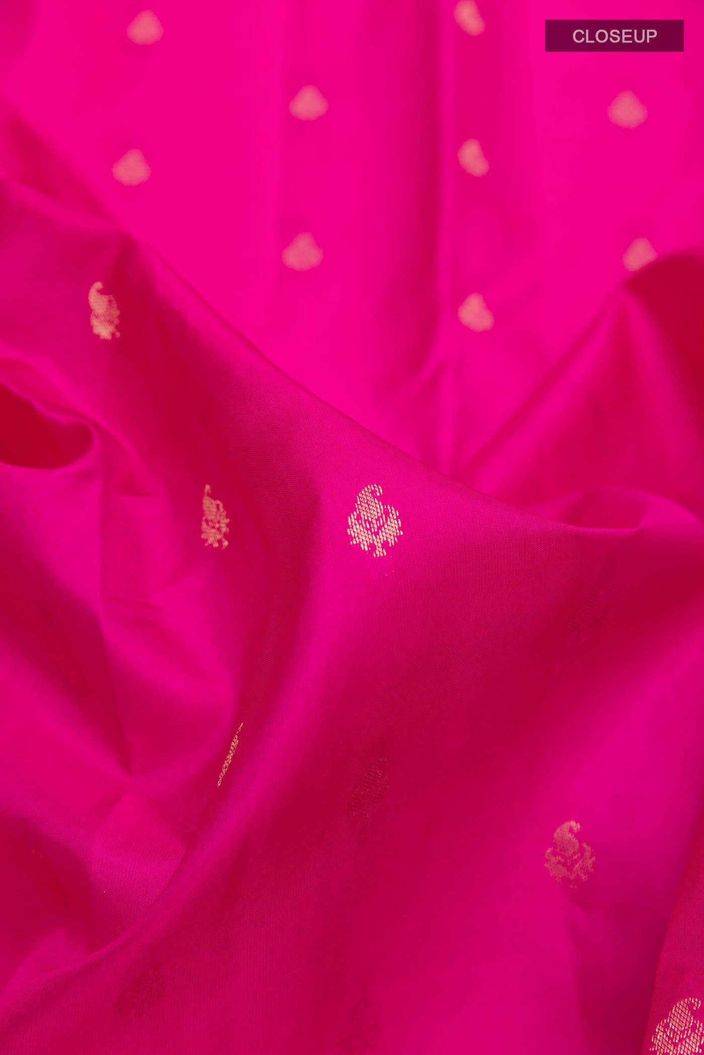 Pink Kanchipuram Silk Saree