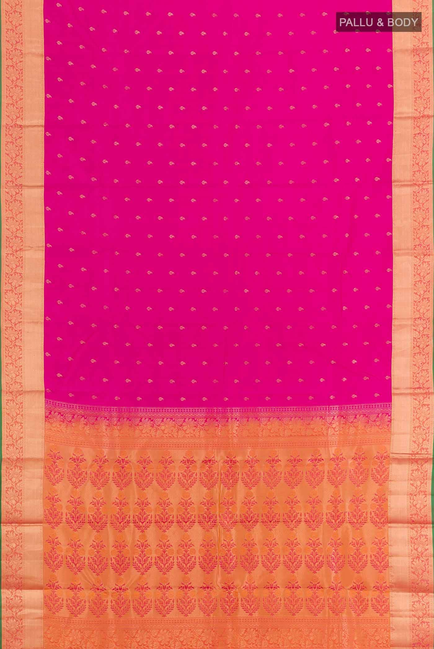 Pink Kanchipuram Silk Saree