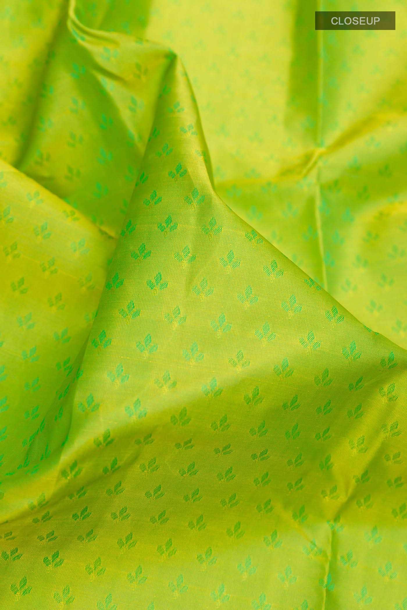 Green Dual Tone Kanchipuram Silk Saree
