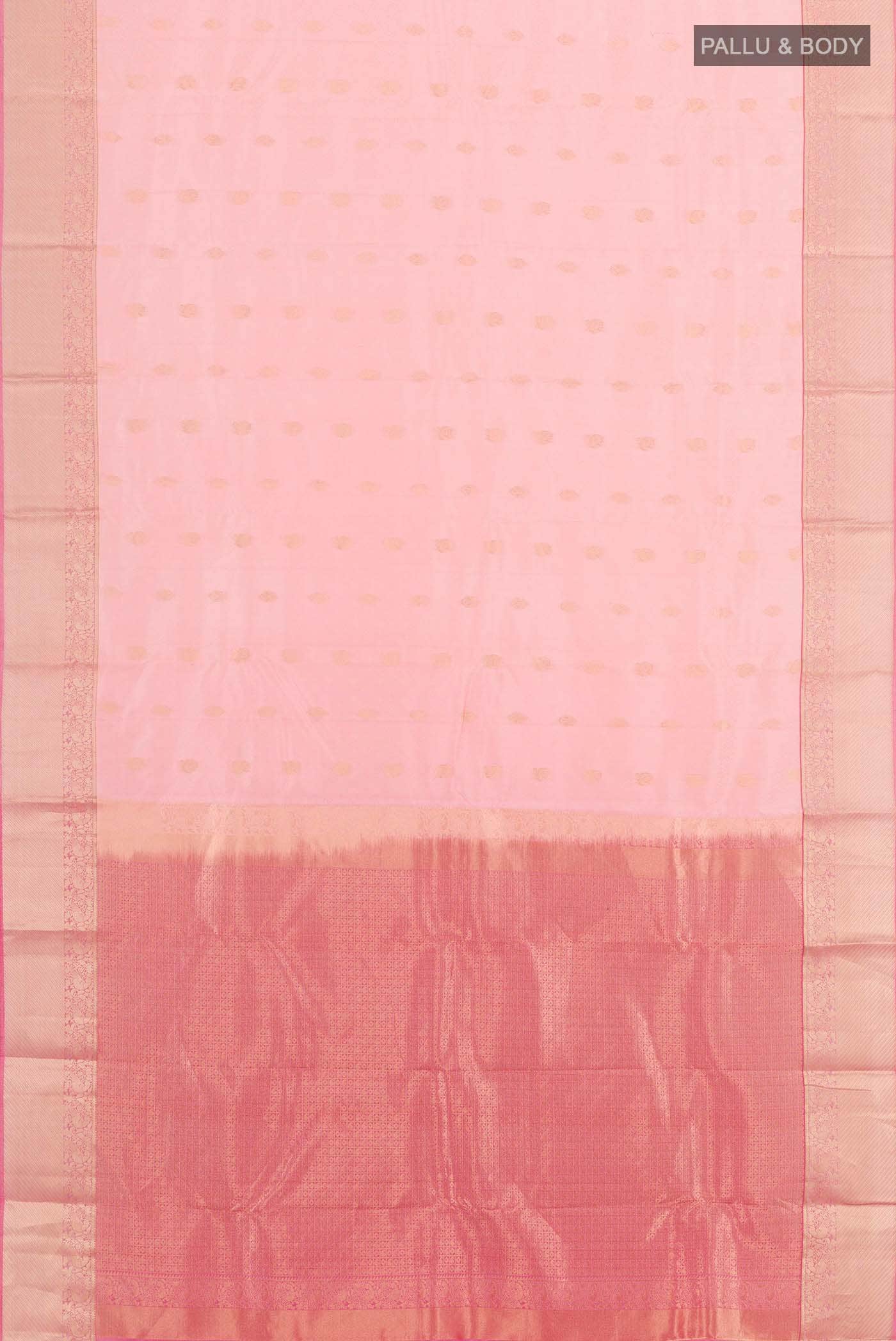 Pink Kanchipuram Silk Saree