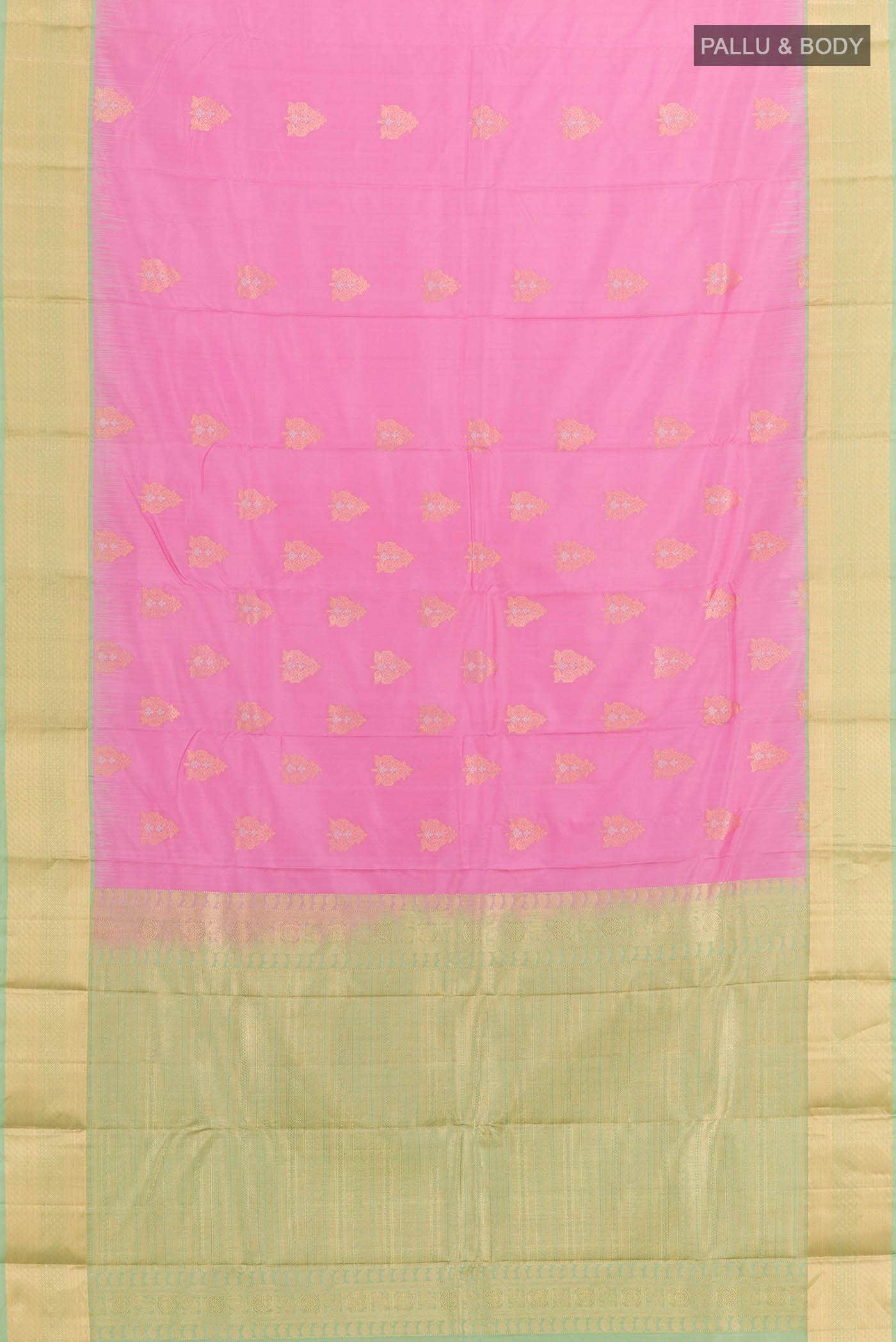 Pink Kanchipuram Silk Saree