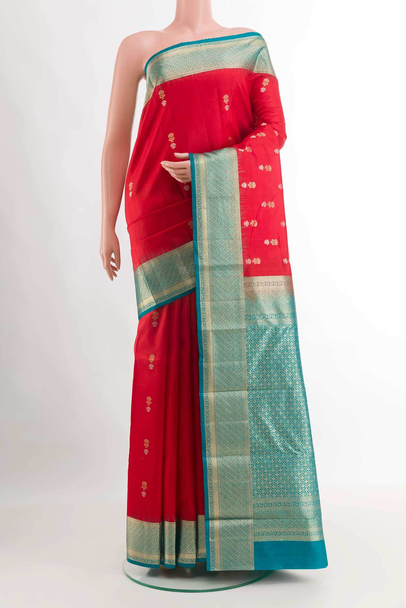 Red Kanchipuram Silk Saree