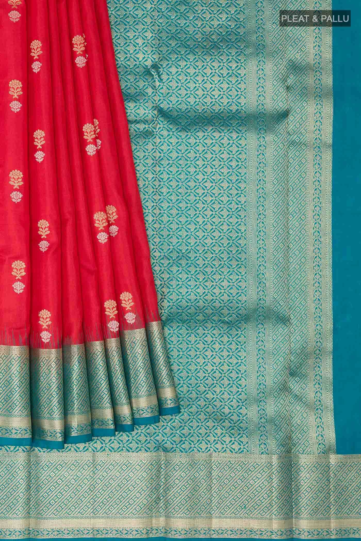 Red Kanchipuram Silk Saree