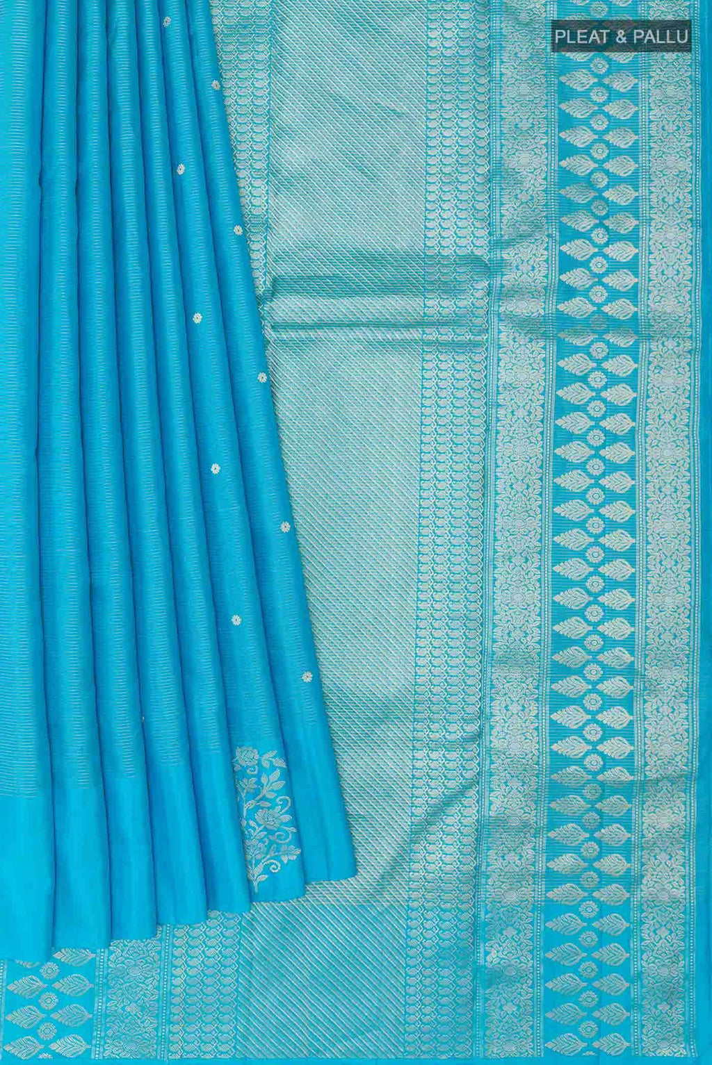 Blue Kanchipuram Silk Saree