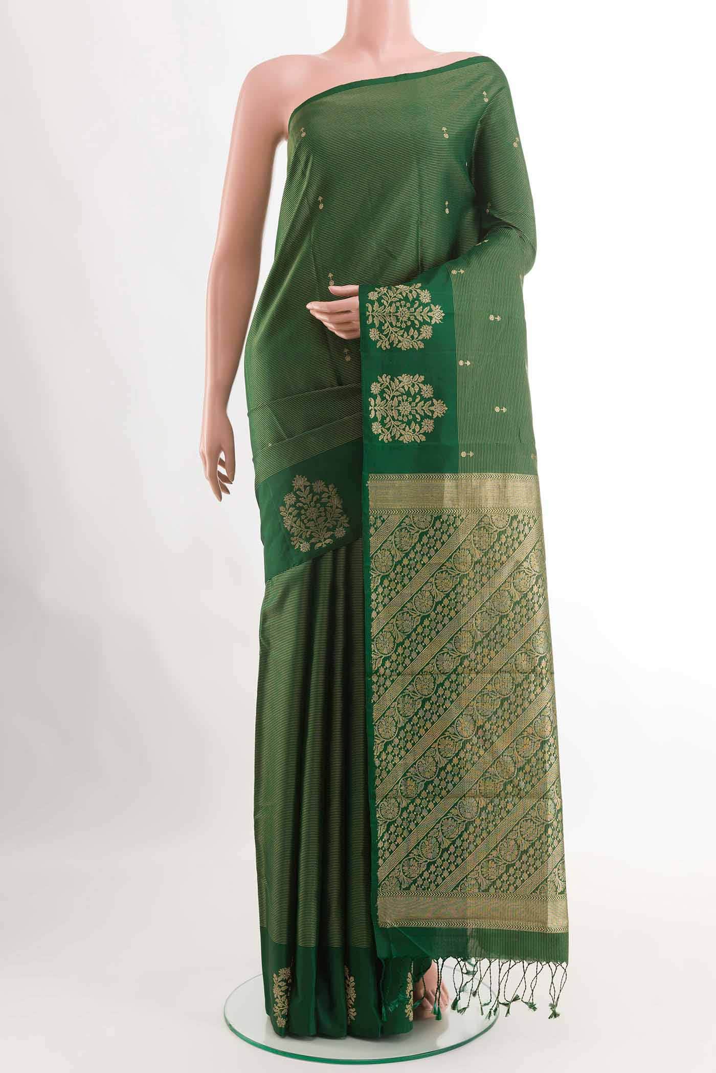 Green Kanchipuram Silk Saree