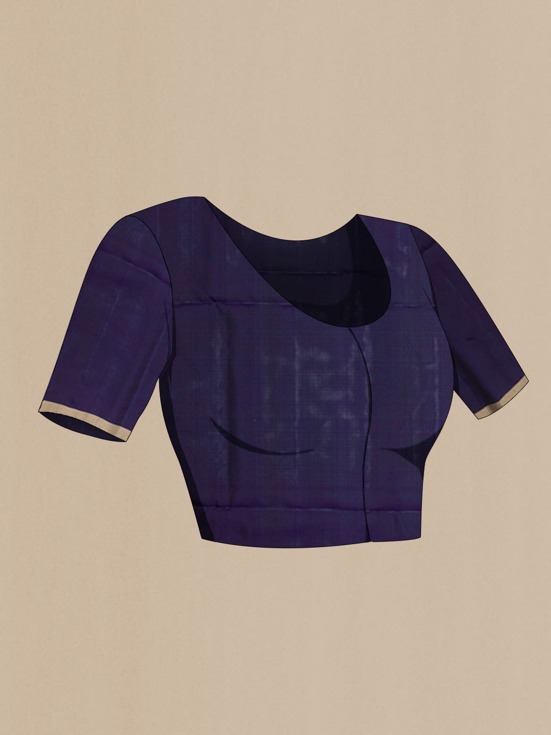 Navy Blue Soft Silk Saree