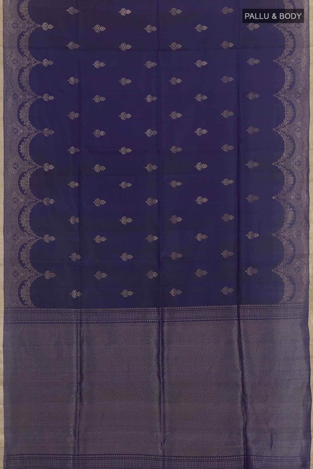 Navy Blue Soft Silk Saree