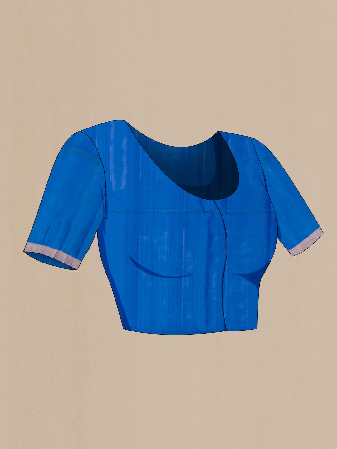 Blue Soft Silk Saree