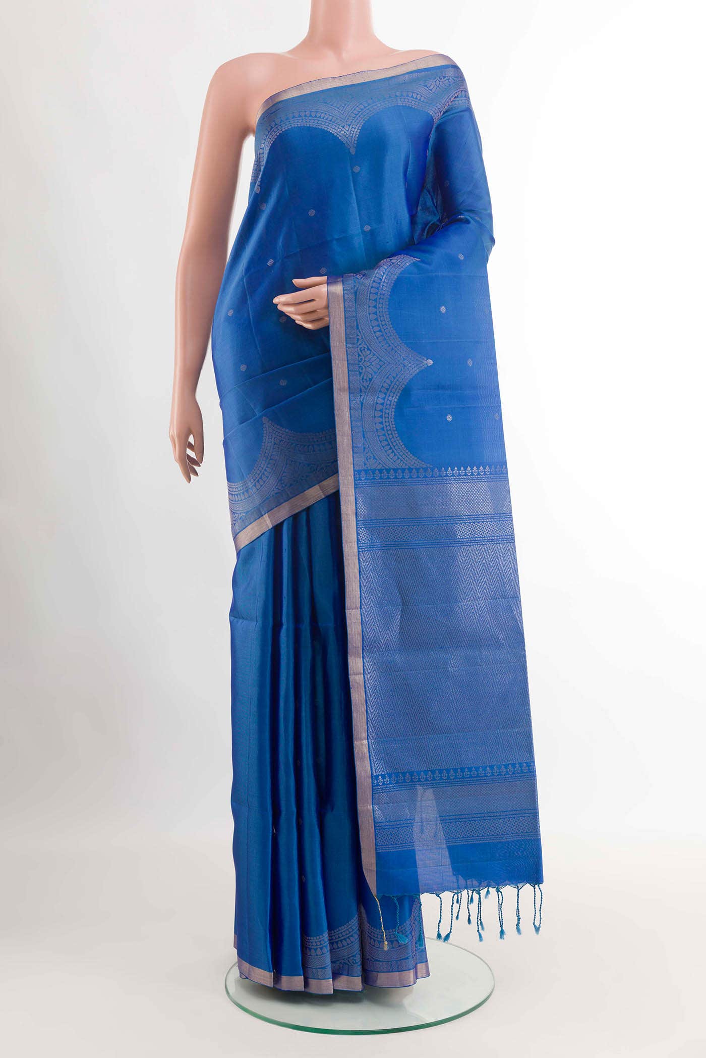 Blue Soft Silk Saree