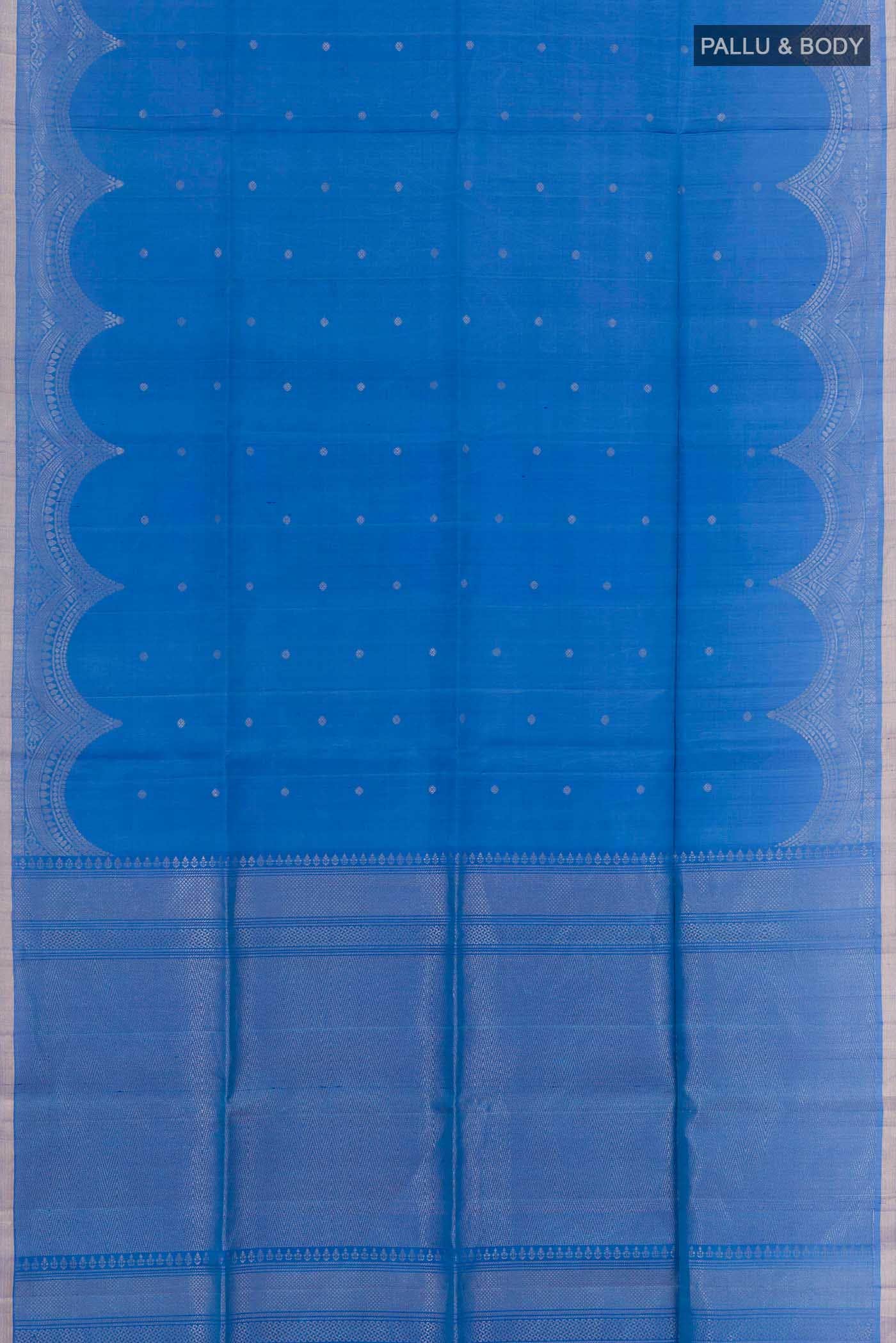 Blue Soft Silk Saree