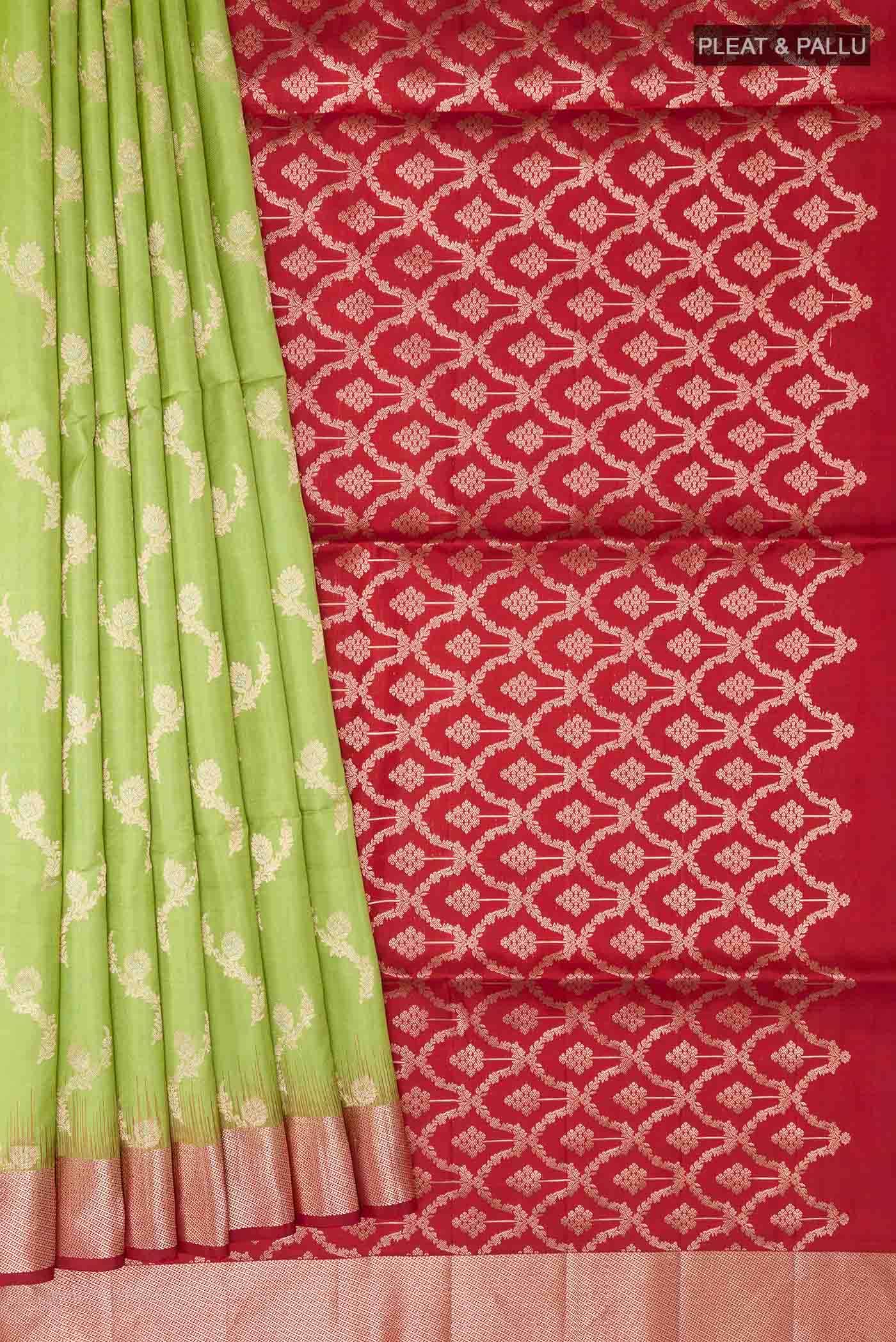 Green Soft Silk Saree