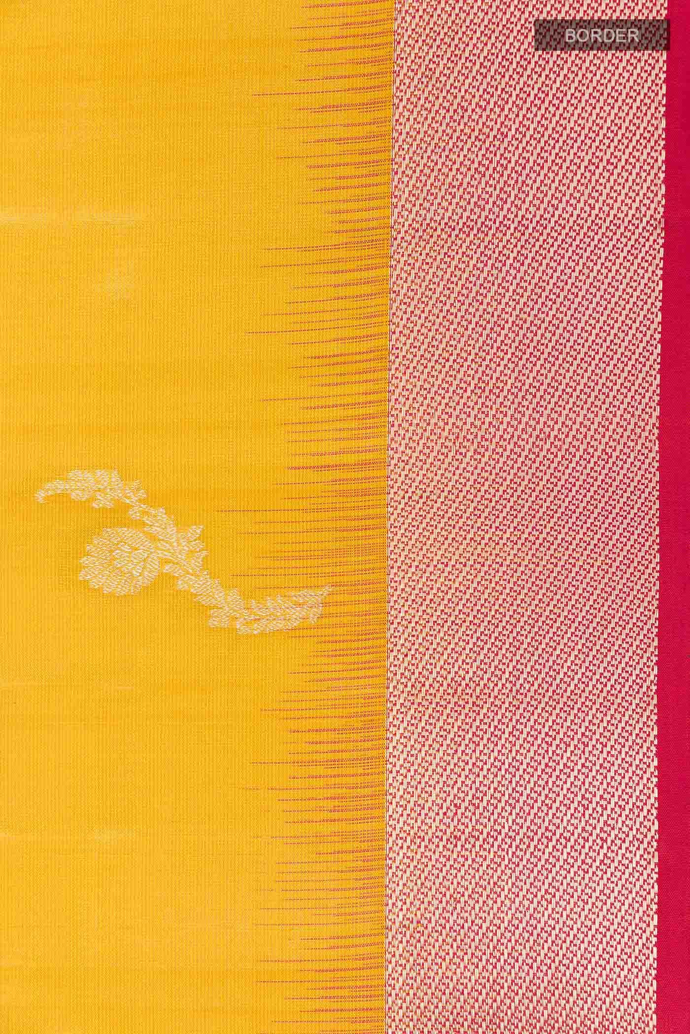 Yellow Soft Silk Saree