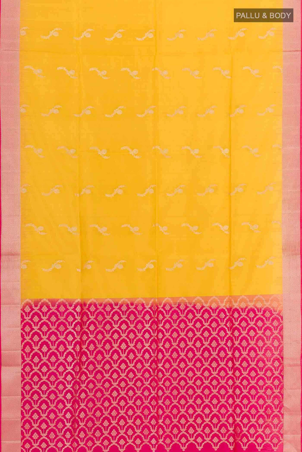 Yellow Soft Silk Saree