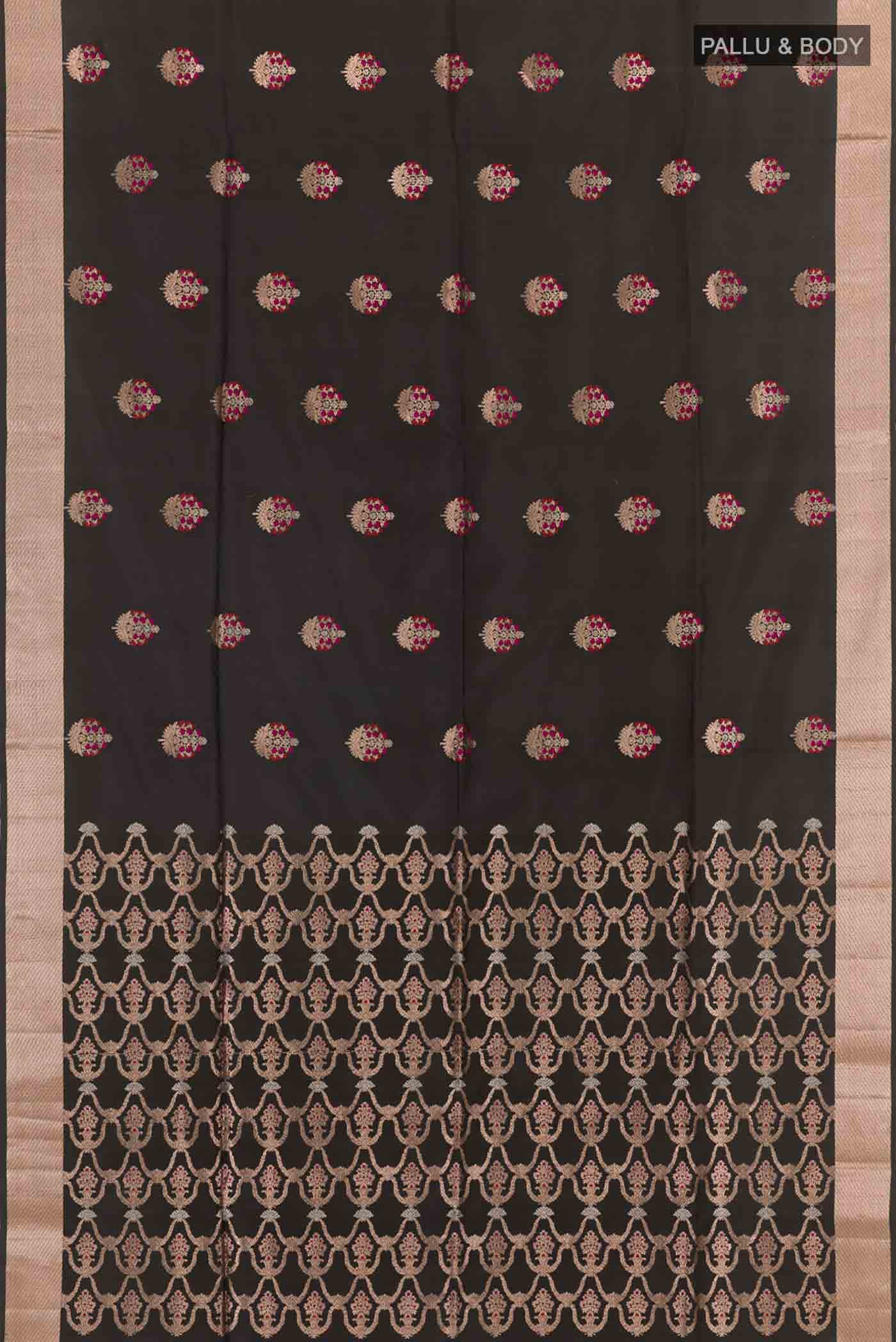 Black Soft Silk Saree