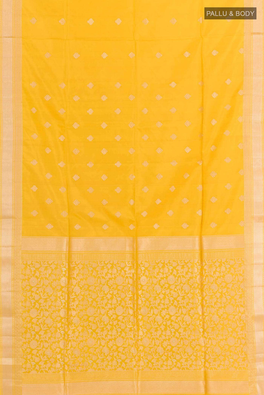 Yellow Soft Silk Saree