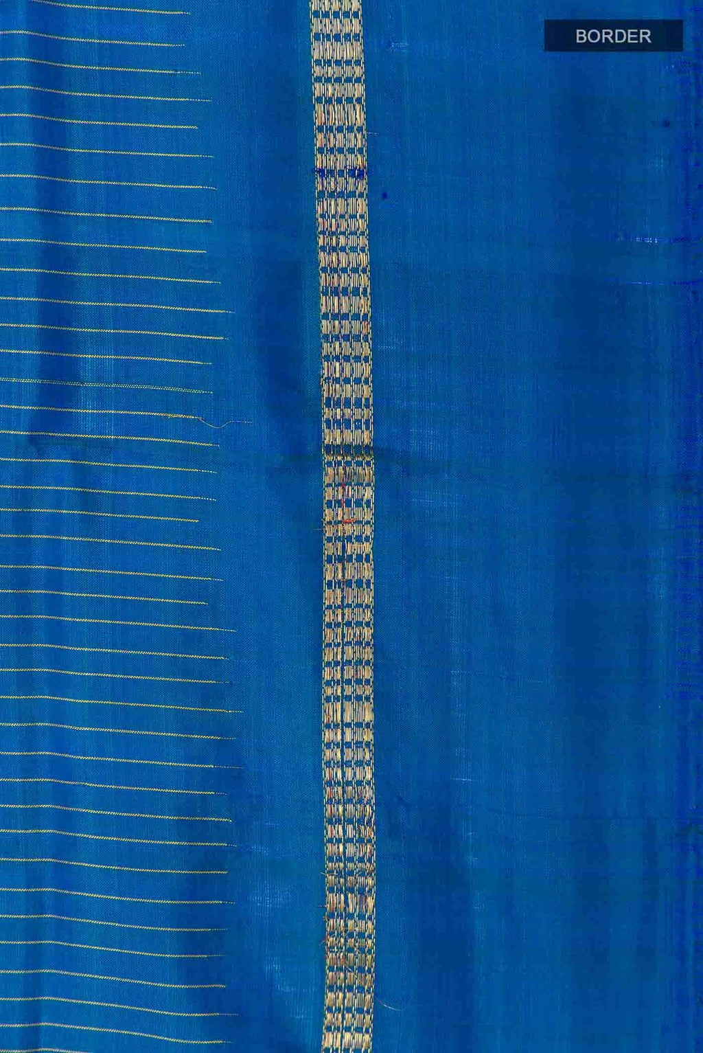Blue Kanchipuram Silk Nine Yards Saree