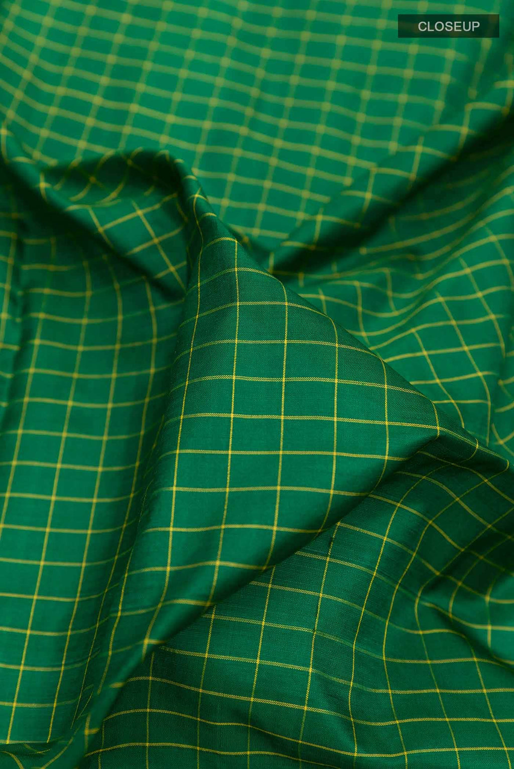 Green Kanchipuram Silk Nine Yards Saree