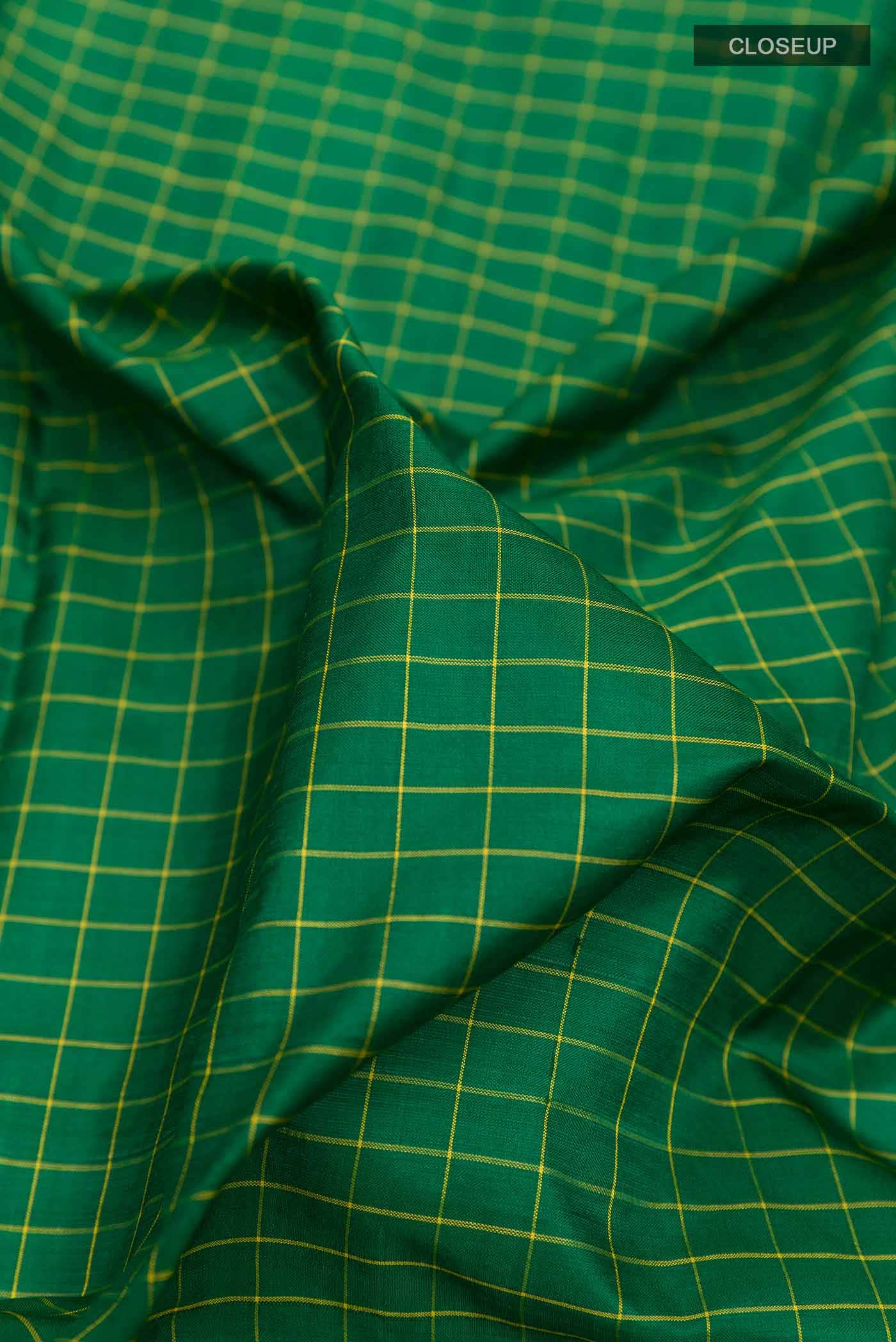 Green Kanchipuram Silk Nine Yards Saree
