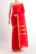 Red Kanchipuram Silk Nine Yards Saree