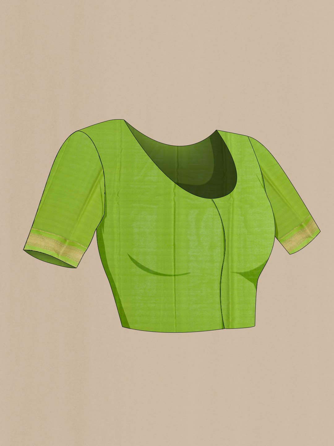 Off White Mysore Crepe Saree