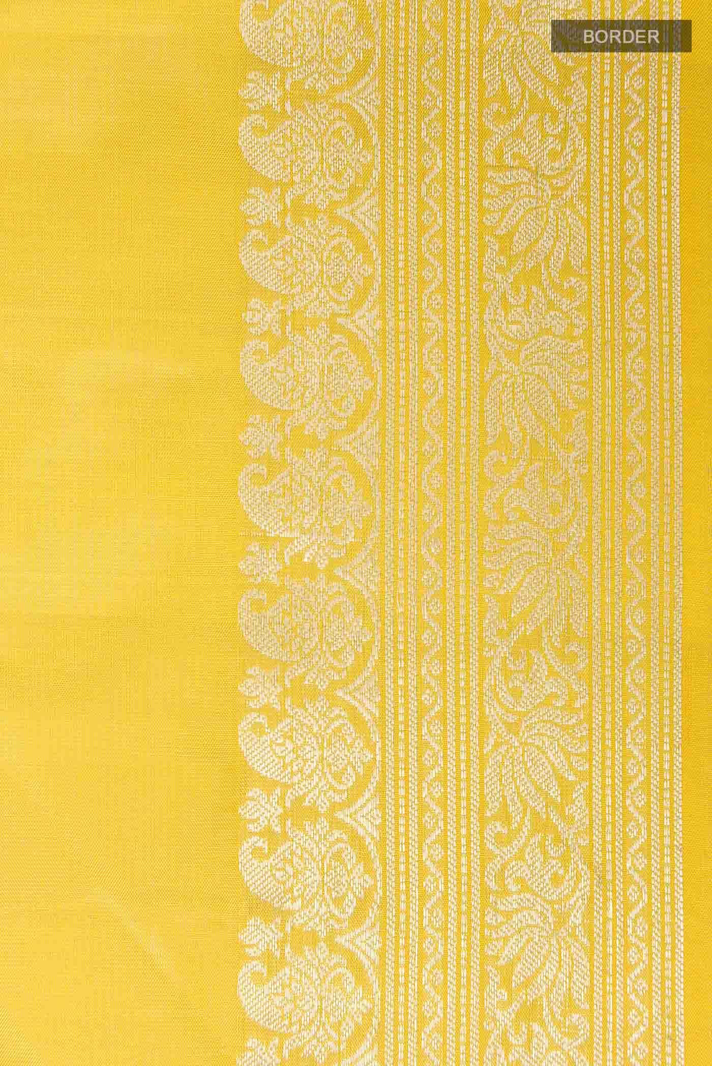 Yellow Soft Silk Saree