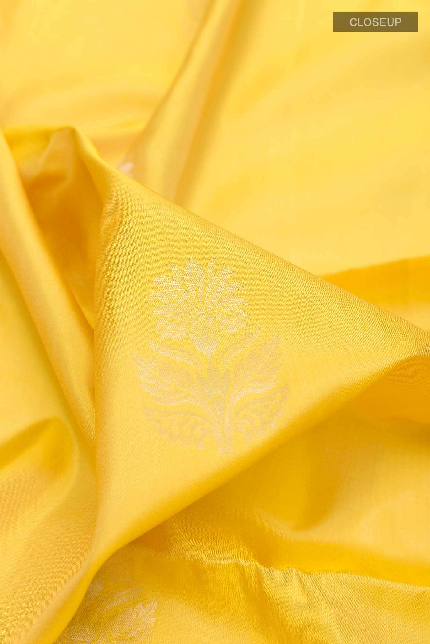 Yellow Soft Silk Saree