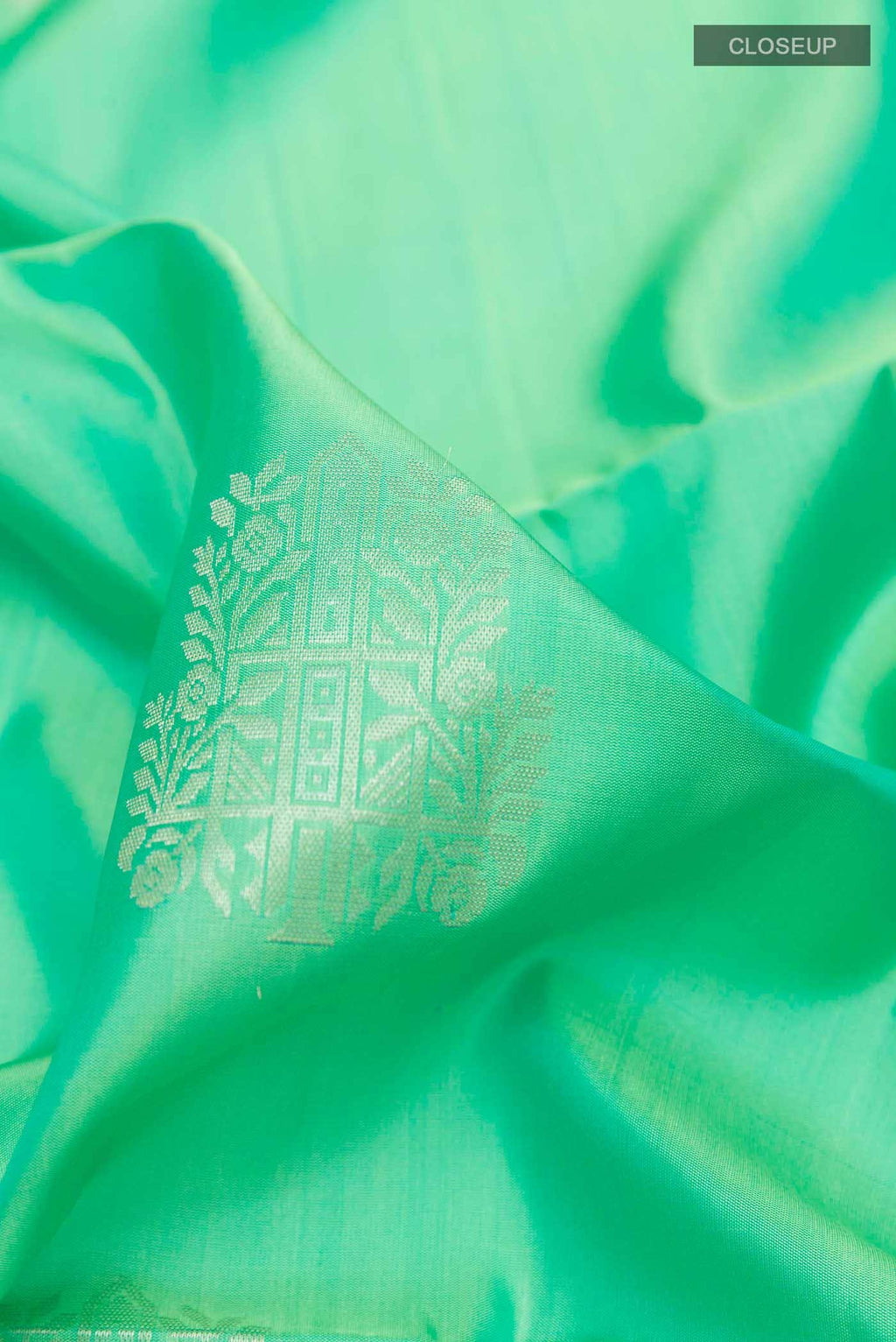 Sage Green Dual Tone Soft Silk Saree