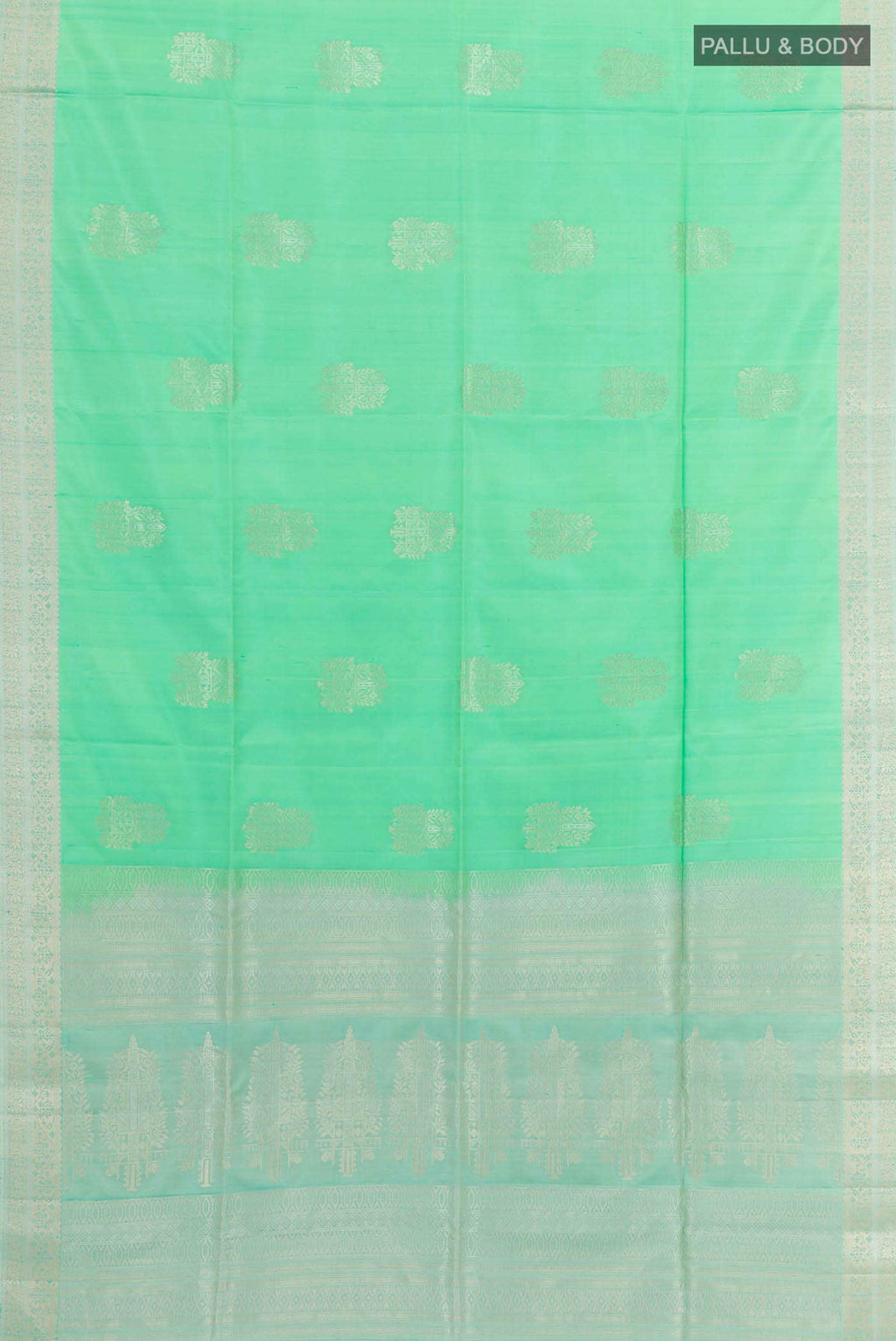 Sage Green Dual Tone Soft Silk Saree