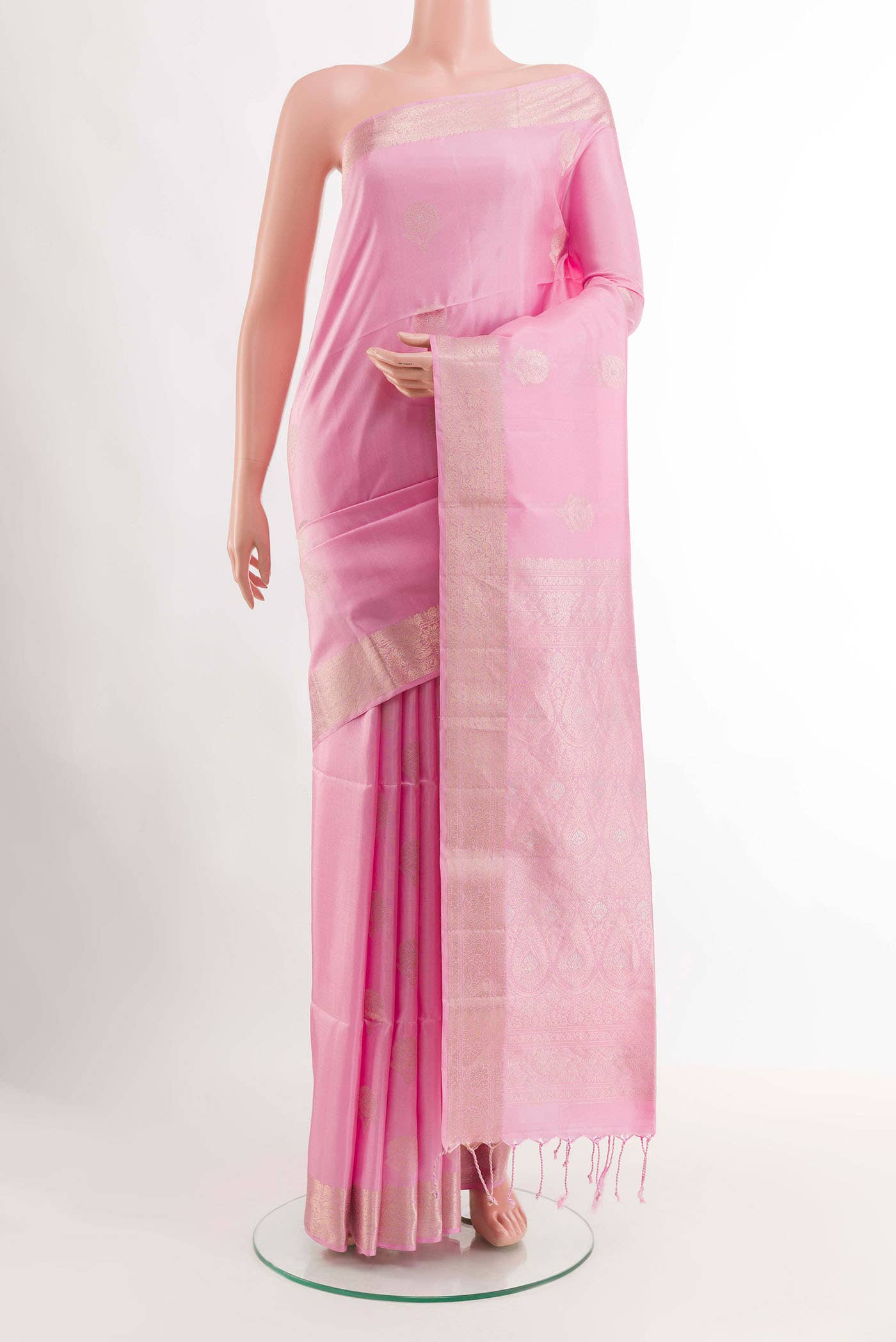 Pink Soft Silk Saree