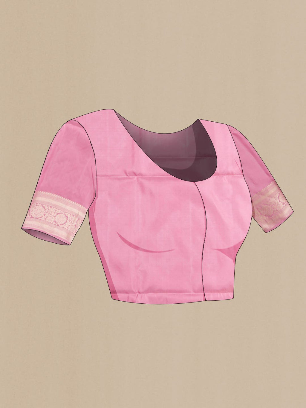 Pink Soft Silk Saree