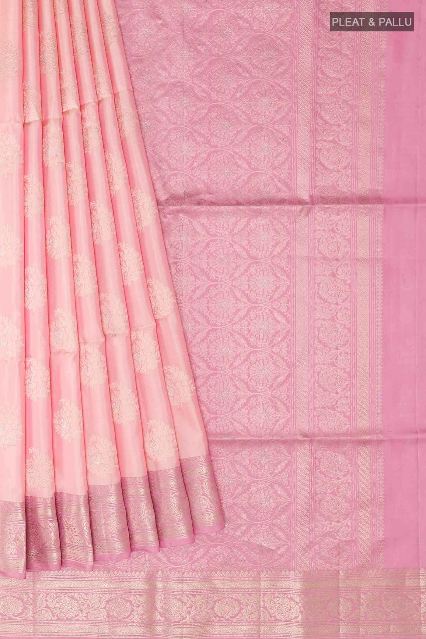 Pink Soft Silk Saree