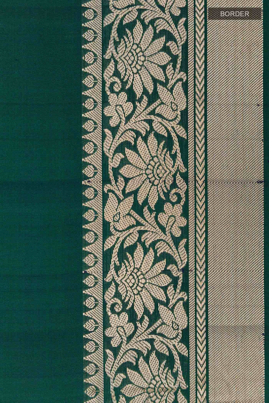 Bottle Green Soft Silk Saree