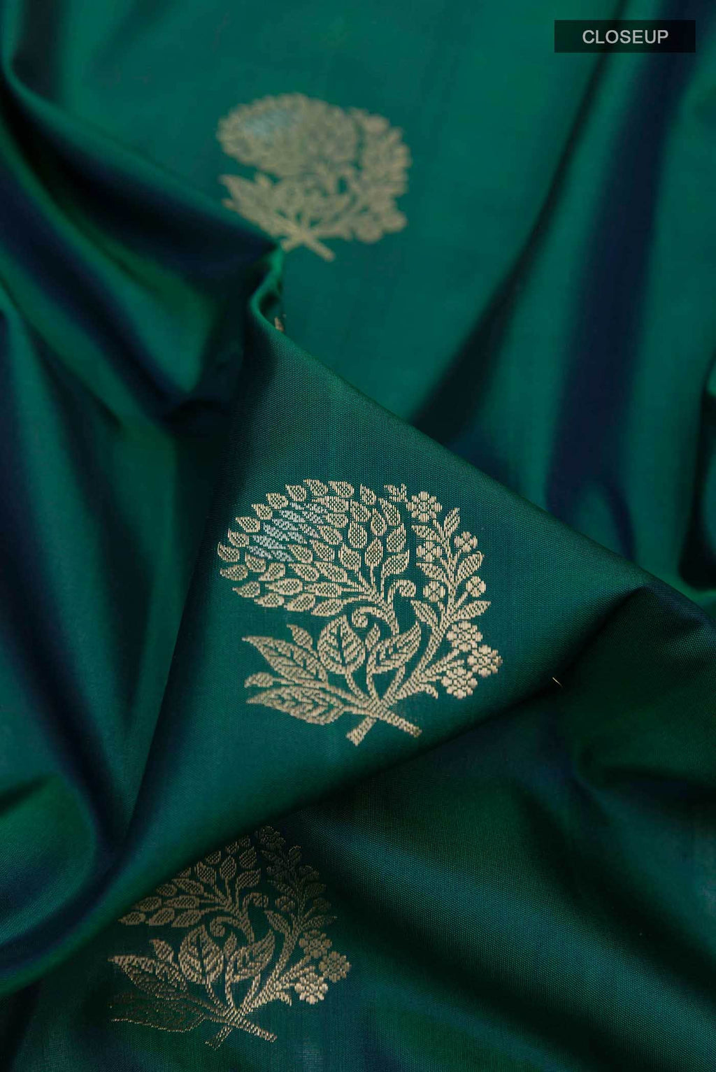 Bottle Green Soft Silk Saree