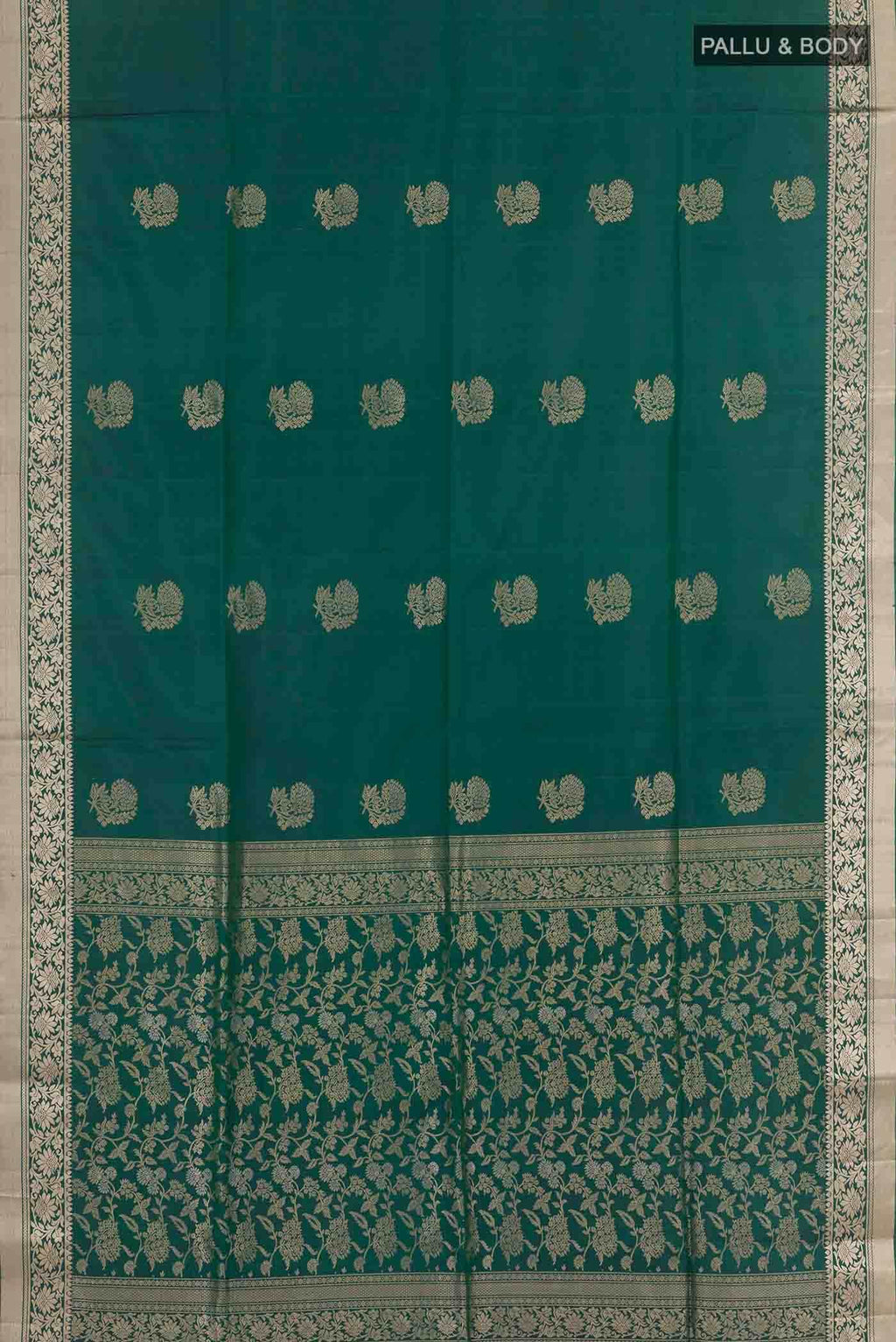 Bottle Green Soft Silk Saree