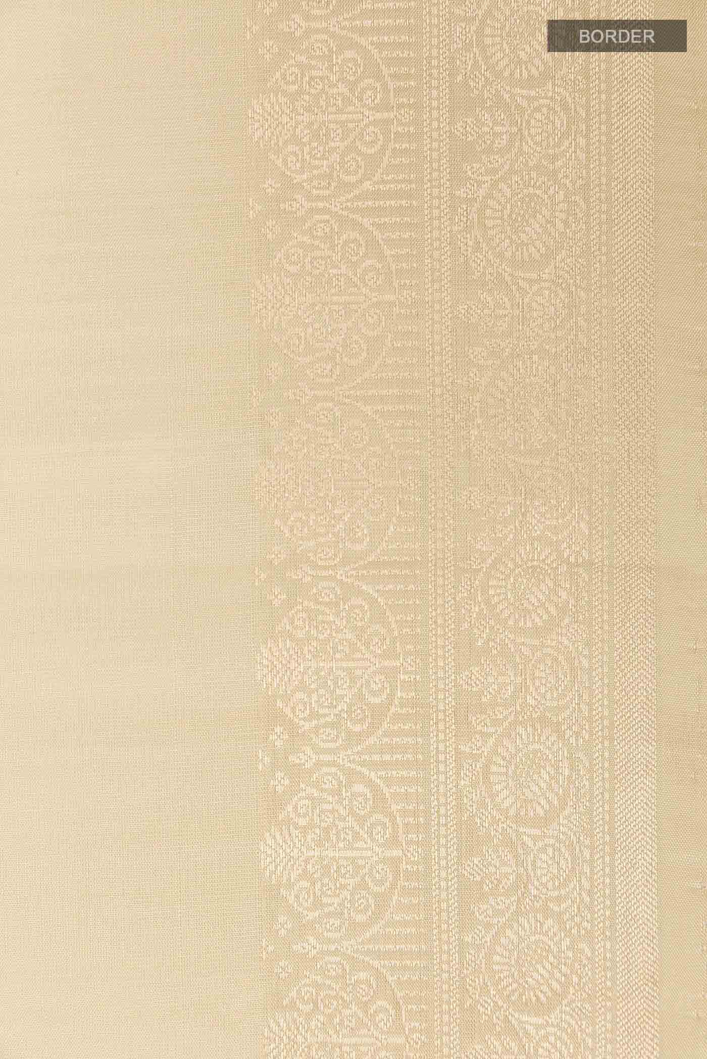 Cream Soft Silk Saree