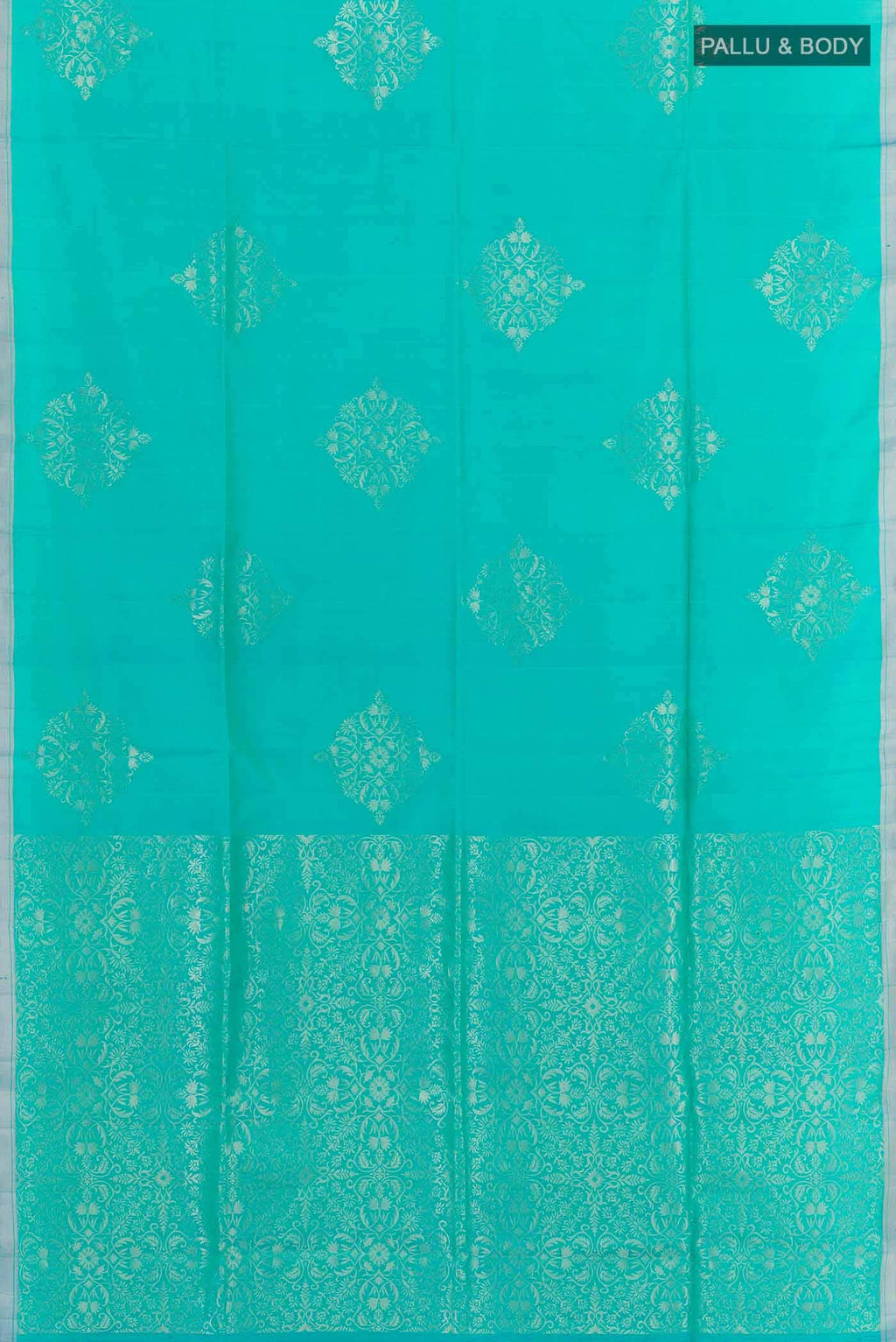 Turquoise Soft Silk Saree