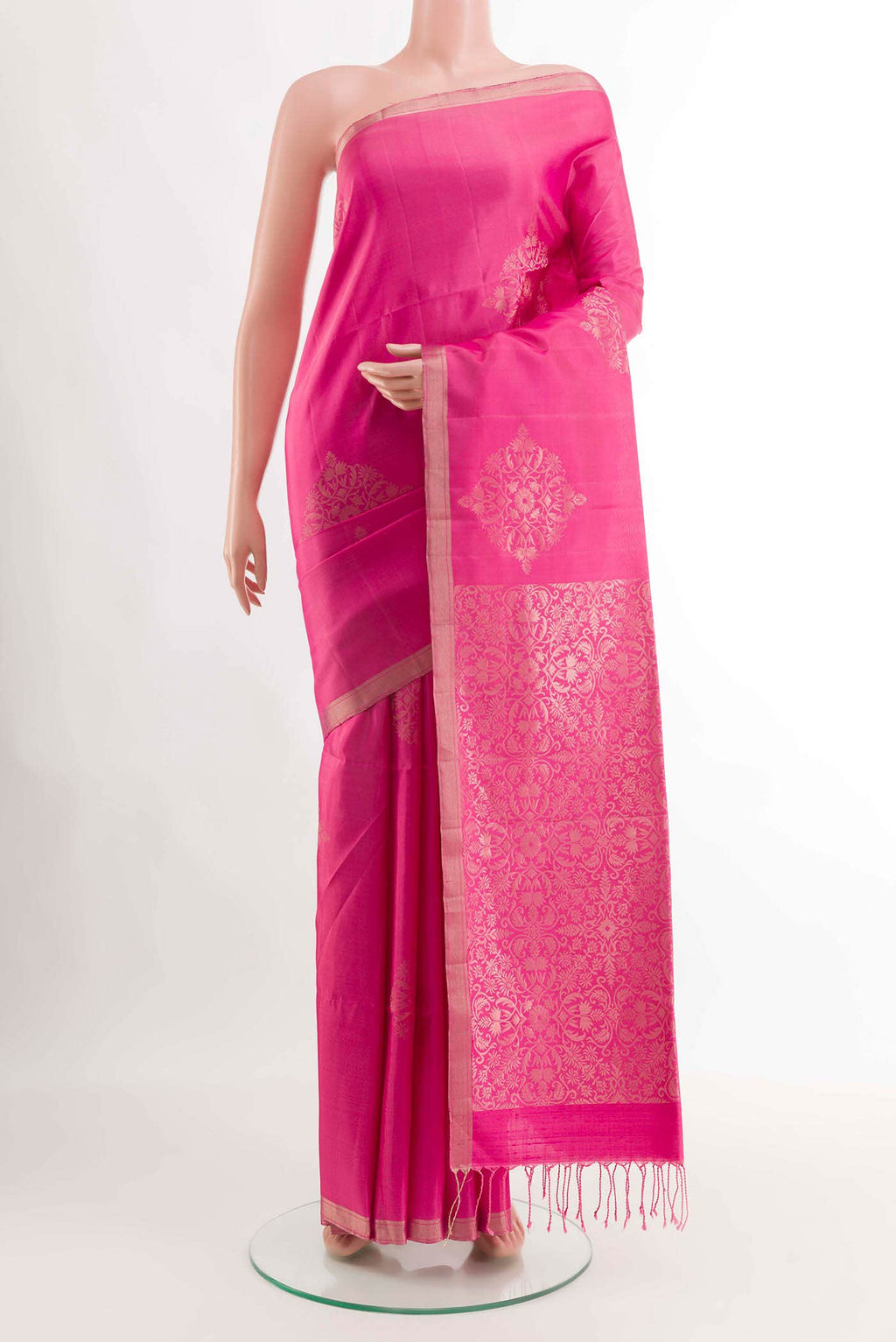 Pink Soft Silk Saree